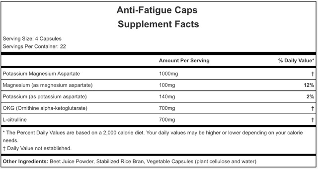 Hammer Anti-Fatigue Caps - Anti-fatigue / 90 cápsulas