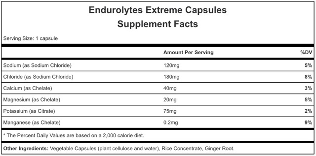 Hammer Endurolytes Extreme - 120 Capsules- Hammer Nutrition