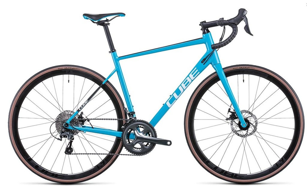 Bici Cube Attain Race skyblue ́n ́black 2022