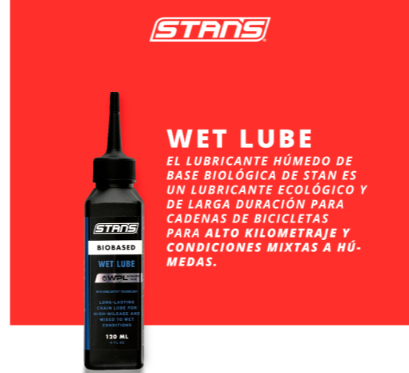 Lubricante Humedo Para Cadena  STAN'S
