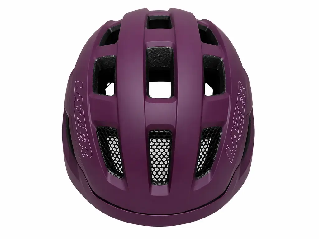 CASCO MORADO MATE TALLA M LAZER