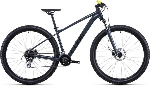 Bici CUBE Aim Pro Grey´n´Flashyellow 2022
